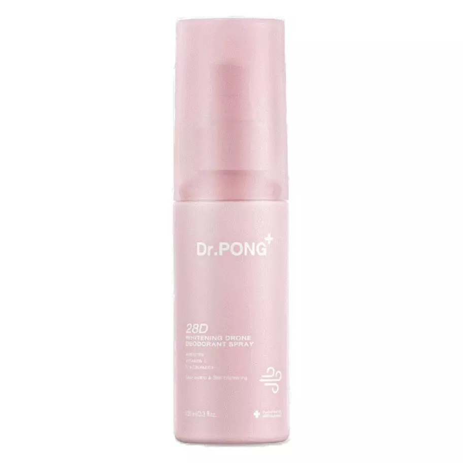 Dr. PONG 28D Whitening Drone Deodorant Spray - 100ml for Freshness and Whitening