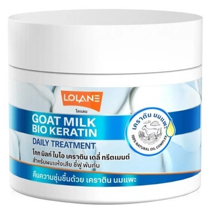 Lolane Goat Milk Bio Keratin Daily Hair Treatment 250ml – Nourishing & Restorative