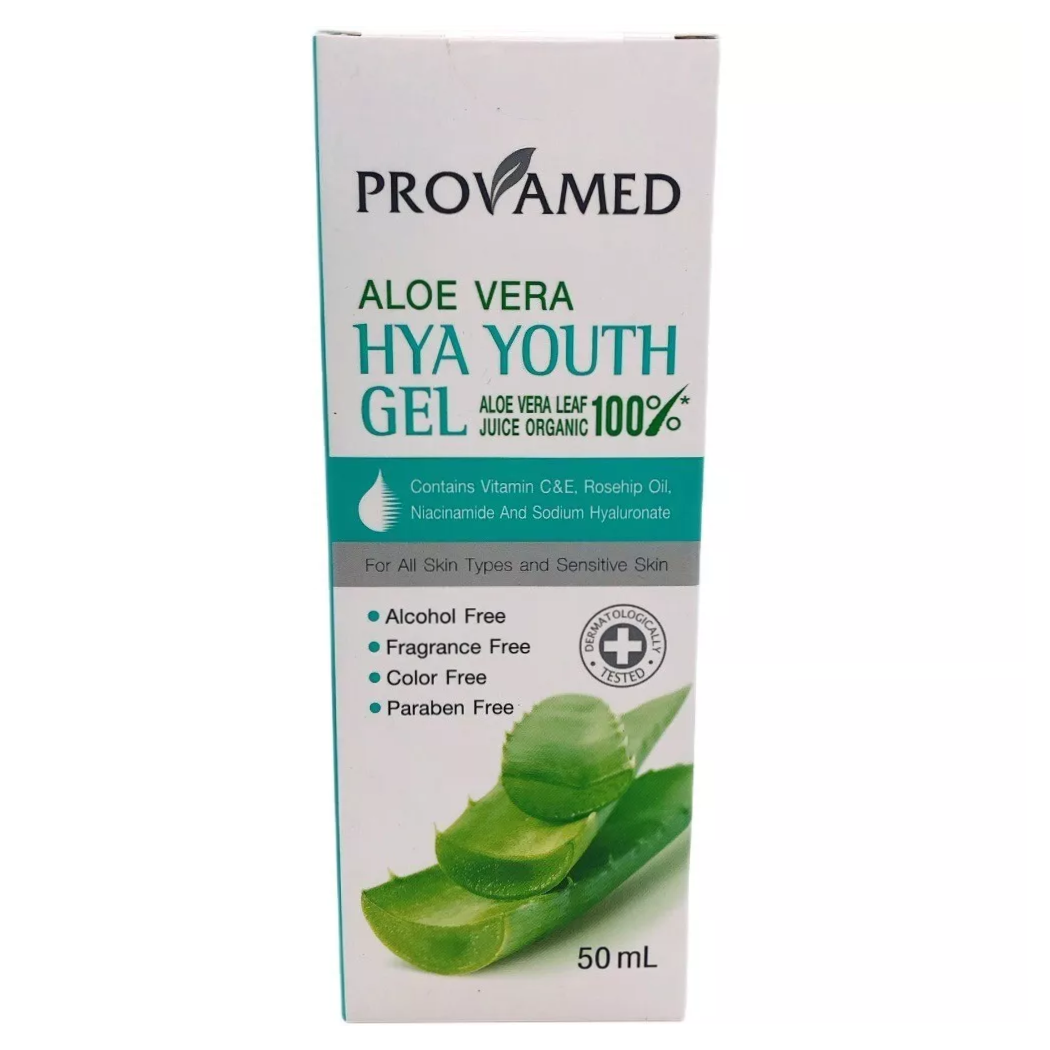 Provamed Aloe Vera Hya Youth Gel 50ml – Nourishing & Hydrating Face & Body Gel