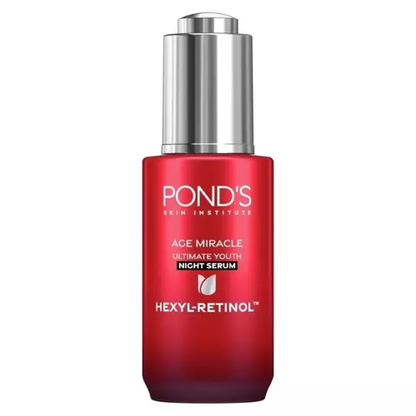 Pond's Age Miracle Ultimate Night Serum with Hexyl-Retinol, 30g