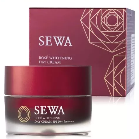 Sewa Rose Whitening Day Cream 30ml – Brightening, Hydrating & SPF Protection