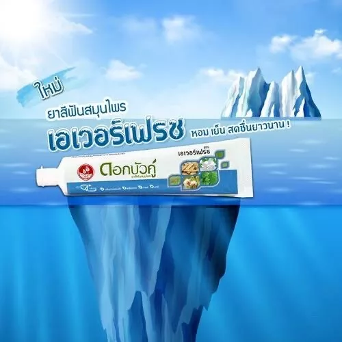 Twin Lotus Everfresh Toothpaste 150g – Crafted in Thailand for Fresh Breath & Strong Teeth