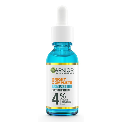 Garnier Bright Complete Anti-Acne Serum 30ml - Clears & Brightens Skin
