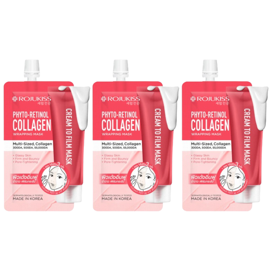 Rojukiss Phyto-Retinol Collagen Wrapping Mask - 10ml (Pack of 3)