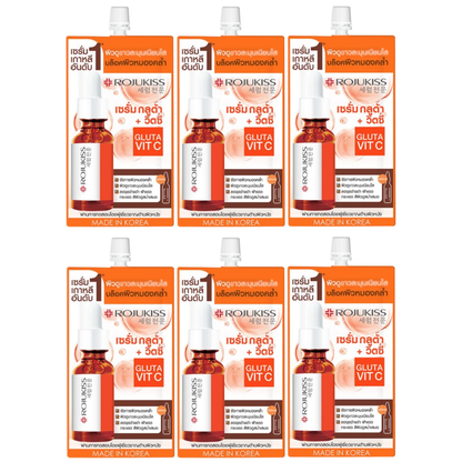 Rojukiss Gluta Vit C Brightening Serum 7.5ml - Pack of 6