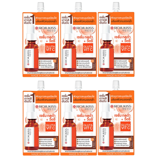 Rojukiss Gluta Vit C Brightening Serum 7.5ml - Pack of 6