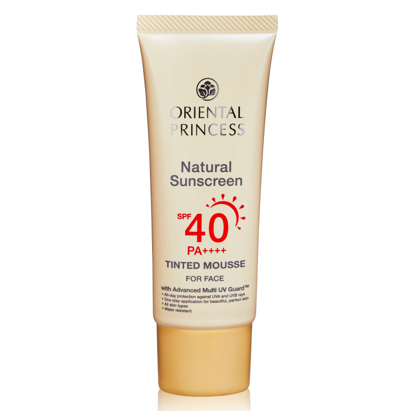 Oriental Princess Natural Tinted Sunscreen Mousse SPF 40 PA++++ 50g