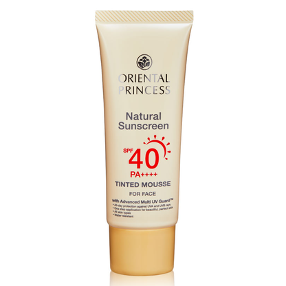 Oriental Princess Natural Tinted Sunscreen Mousse SPF 40 PA++++ 50g