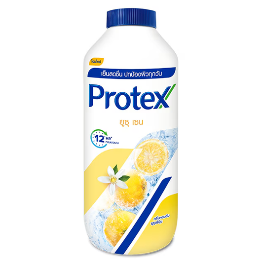 Protex Cooling Talc Powder - Yuzu Zen 140g for Refreshing Comfort